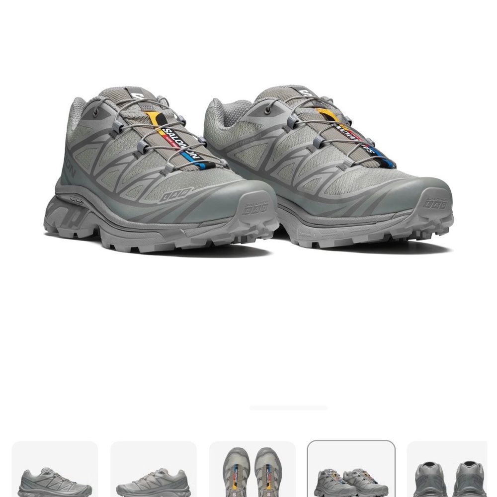Salomon Light Gray Trail Shoes